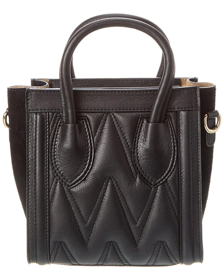 Valentino by Mario Valentino Eva Diamond Leather Tote
