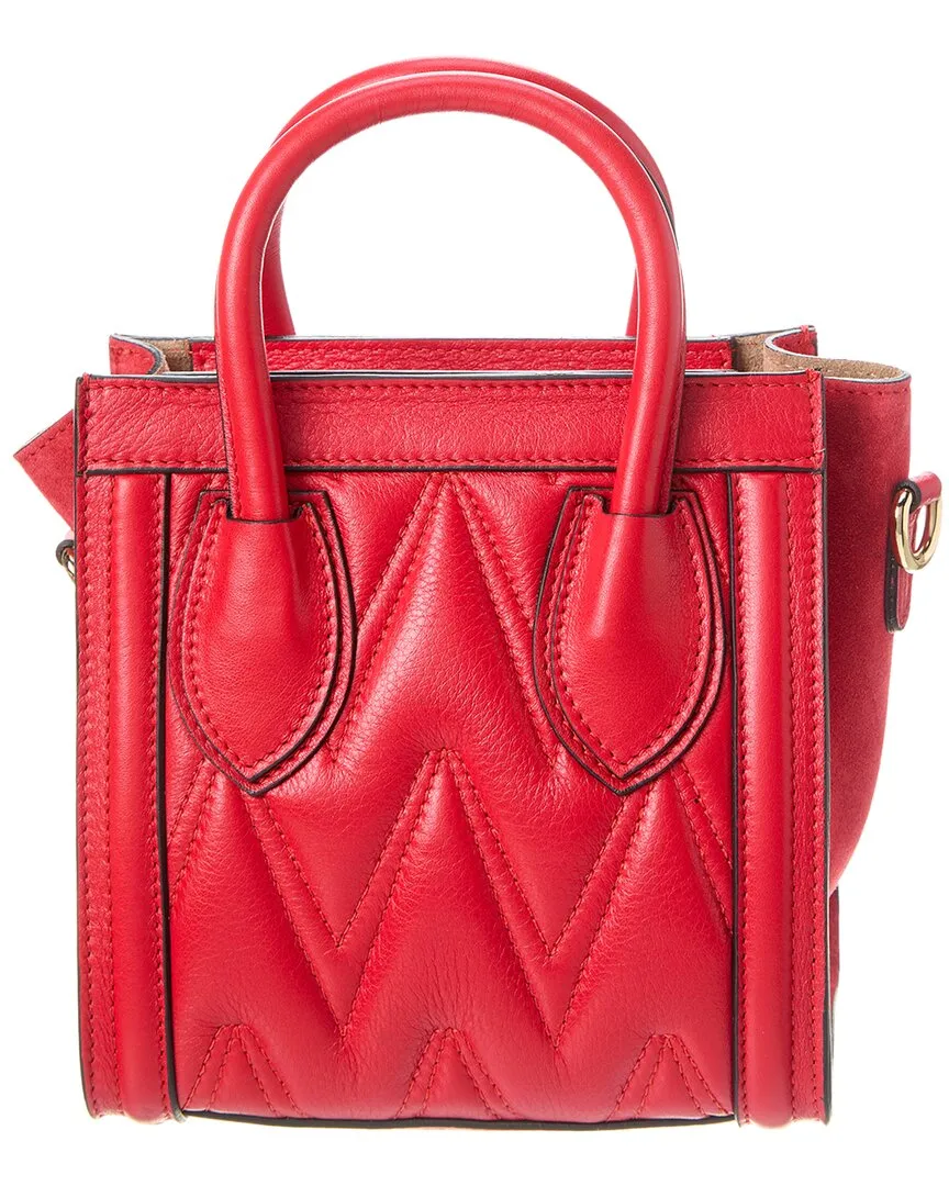 Valentino by Mario Valentino Eva Diamond Leather Tote