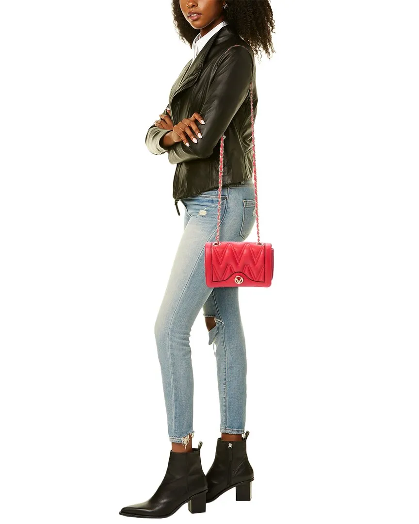Valentino by Mario Valentino Lady Diamond Leather Crossbody