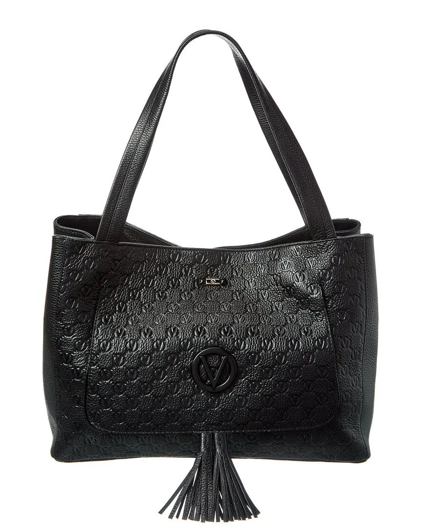 Valentino by Mario Valentino Ollie Dollaro Monogram Leather Tote