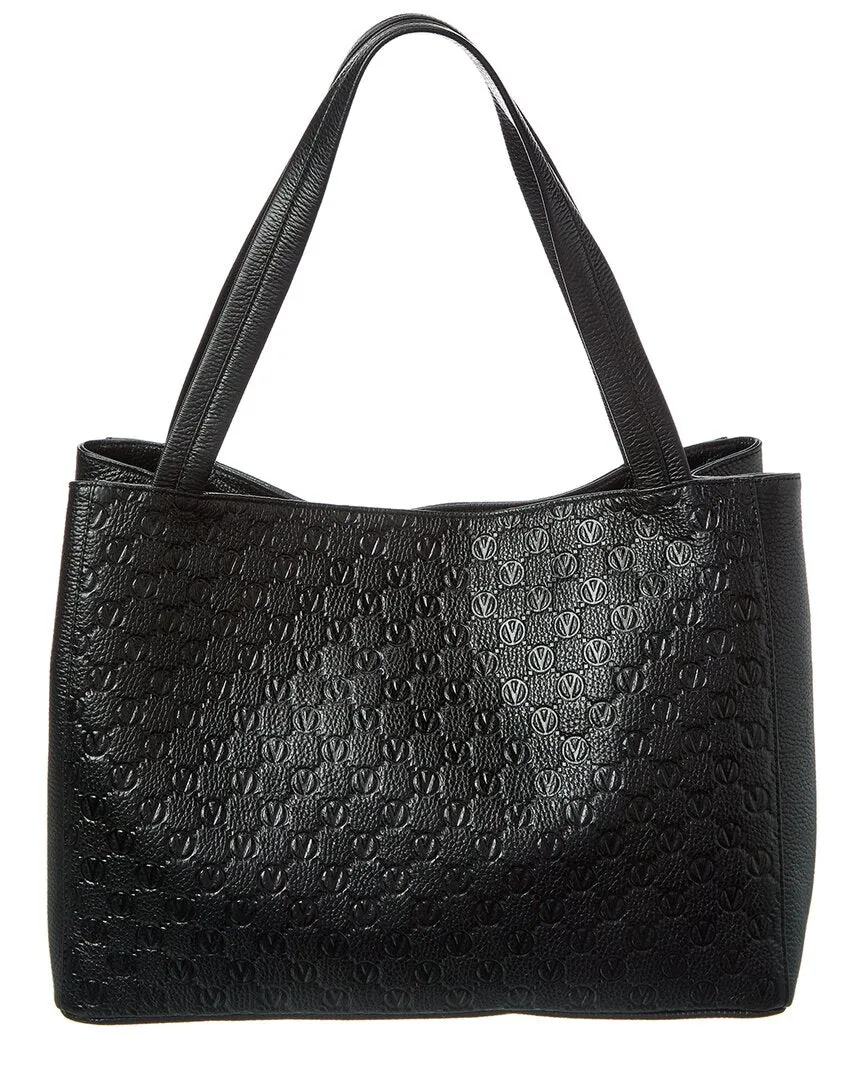 Valentino by Mario Valentino Ollie Dollaro Monogram Leather Tote
