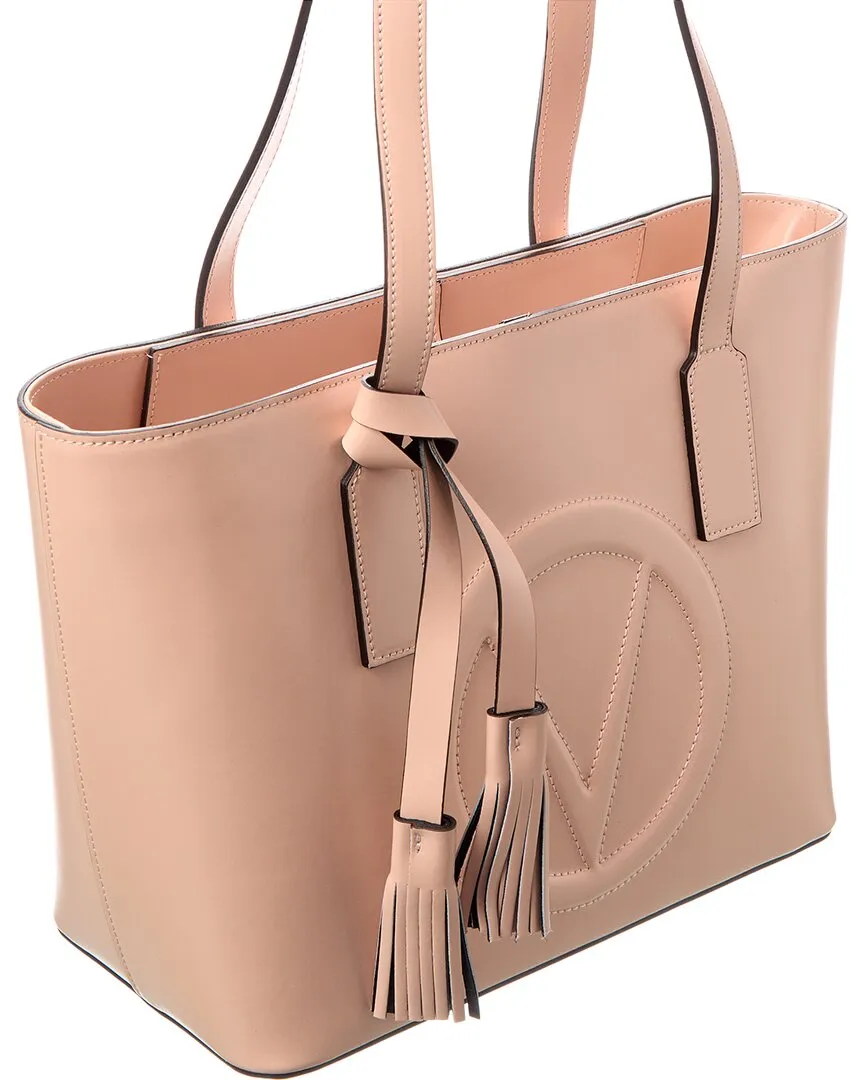 Valentino by Mario Valentino Prince Broderie Leather Tote