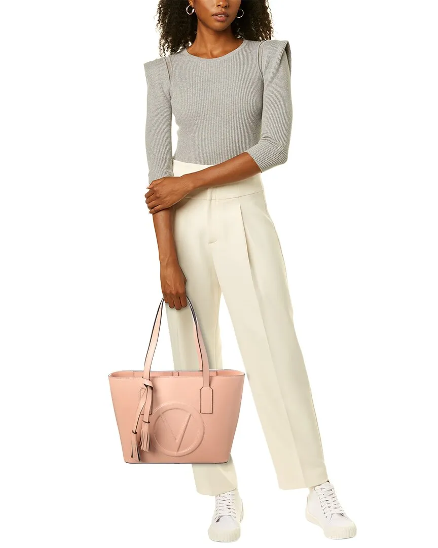 Valentino by Mario Valentino Prince Broderie Leather Tote
