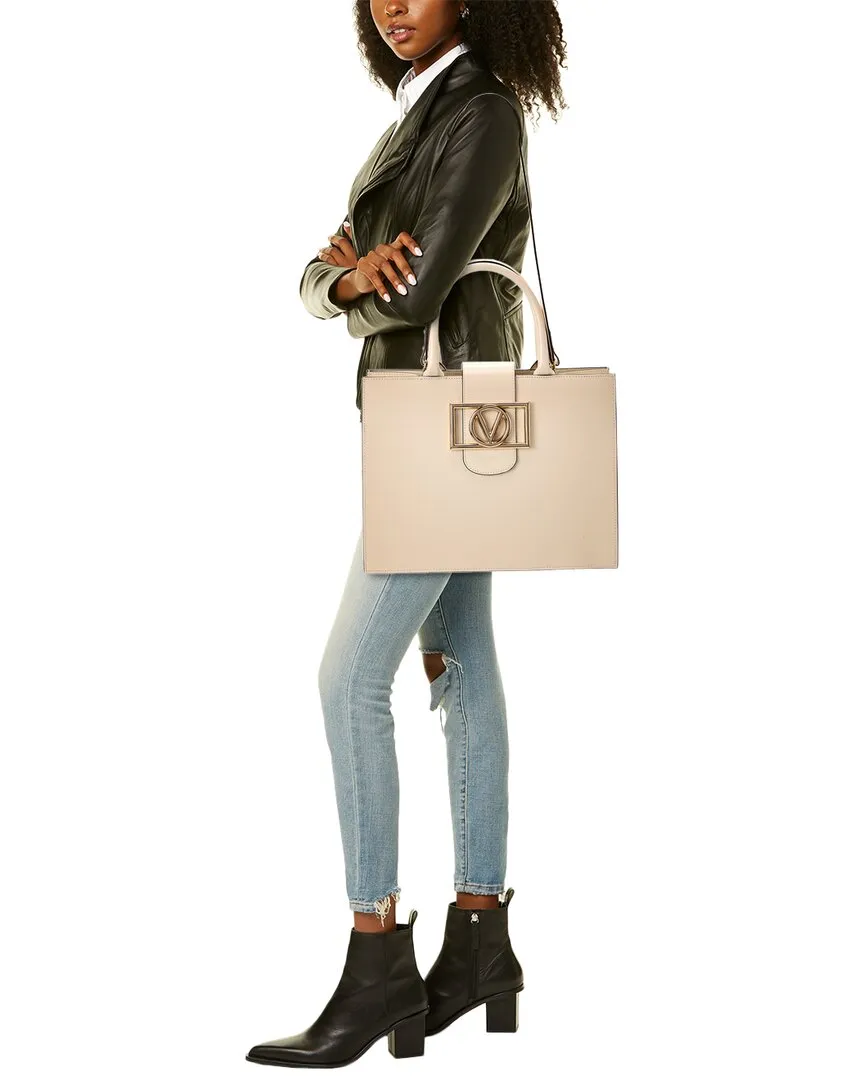 Valentino by Mario Valentino Victoria Super V Leather Tote