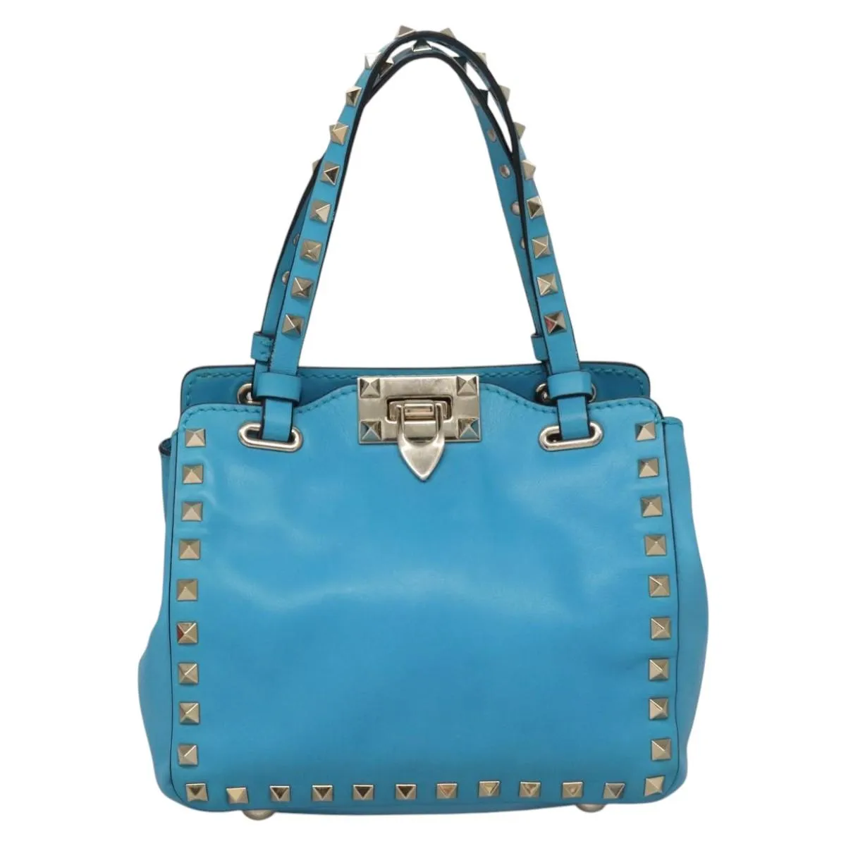 Valentino Garavani Rockstud Leather Tote Bag (Pre-Owned)