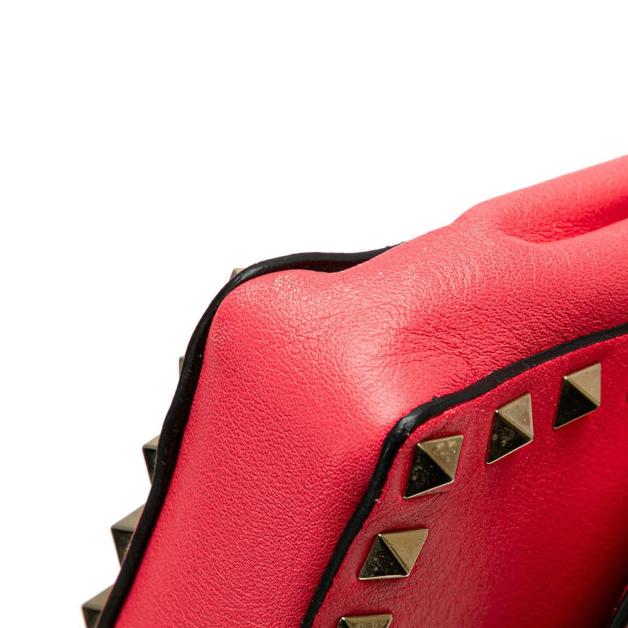 Valentino Leather Clutch Bag (Pre-Owned)