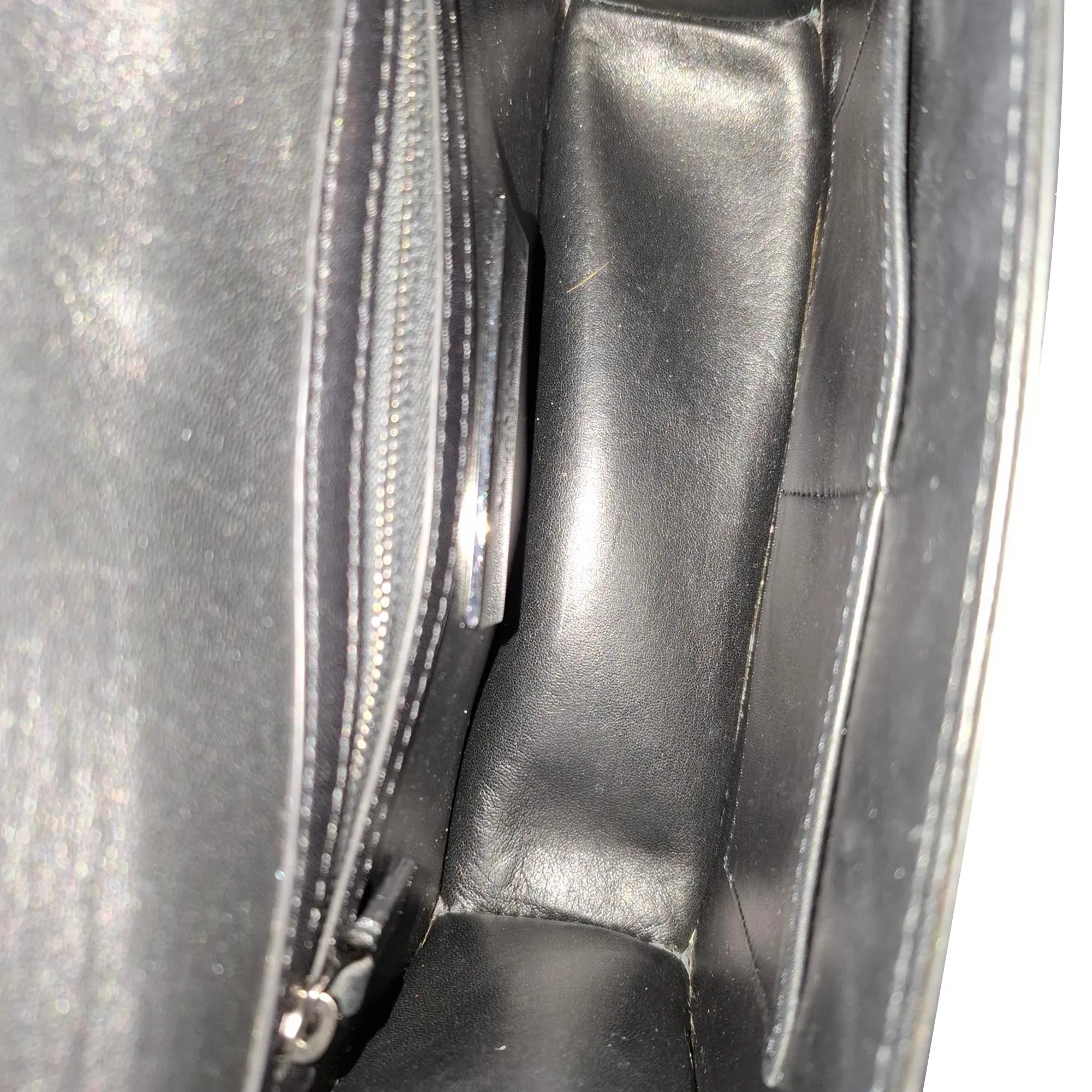 Valentino Medium Rockstud Glam Lock Shoulder Bag in Black Leather