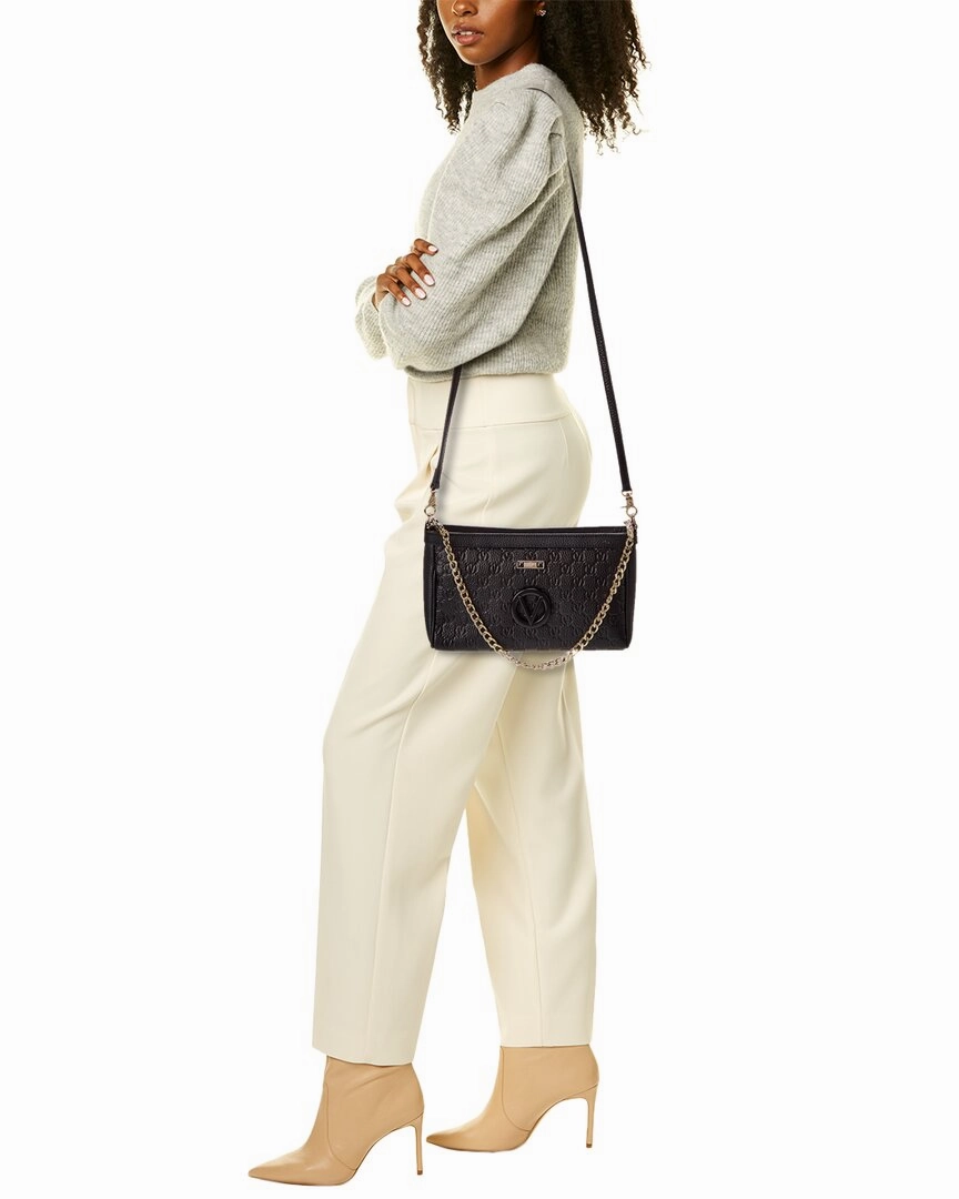 Valentino by Mario Valentino Celia Dollaro Monogram Leather Satchel