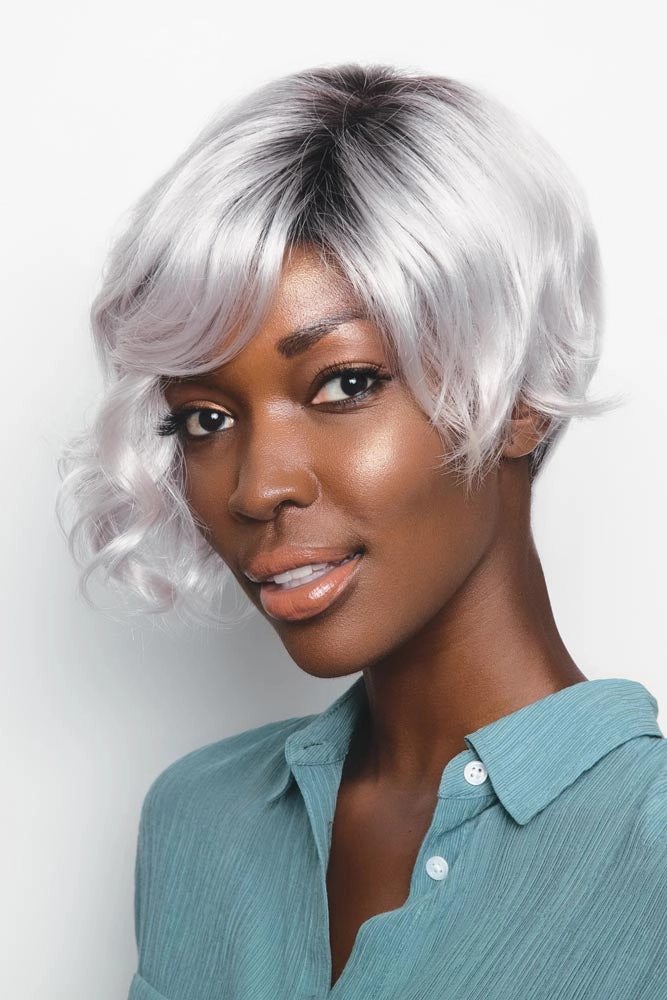 Vee <br>Synthetic Lace Front with Lace Part Wig