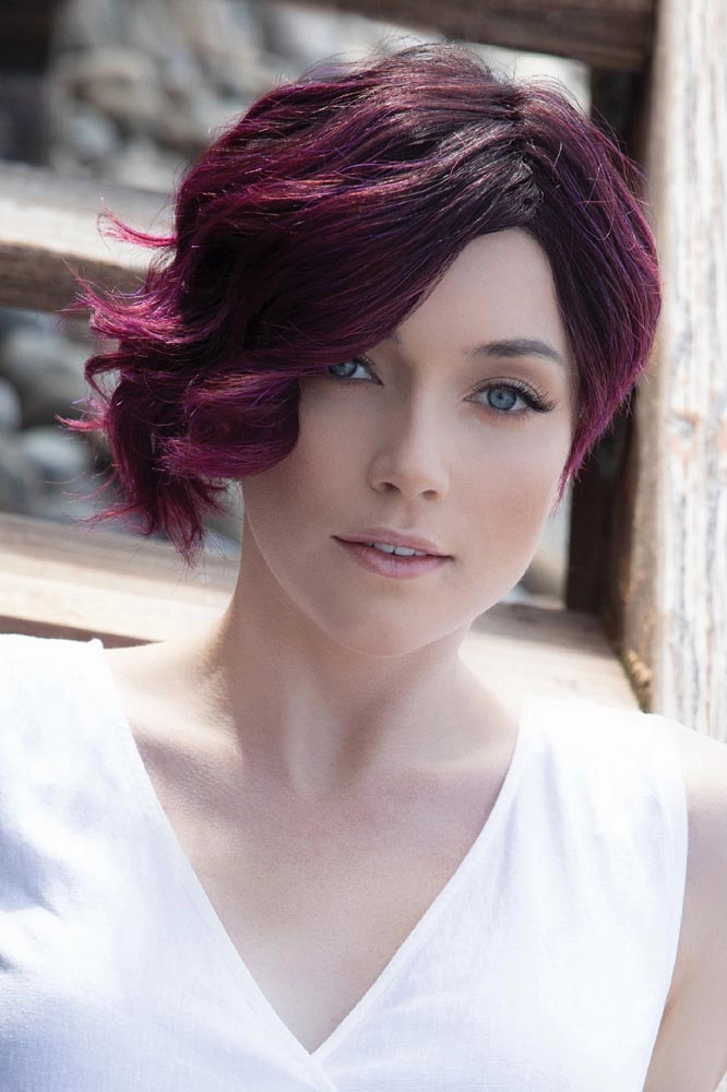 Vee <br>Synthetic Lace Front with Lace Part Wig