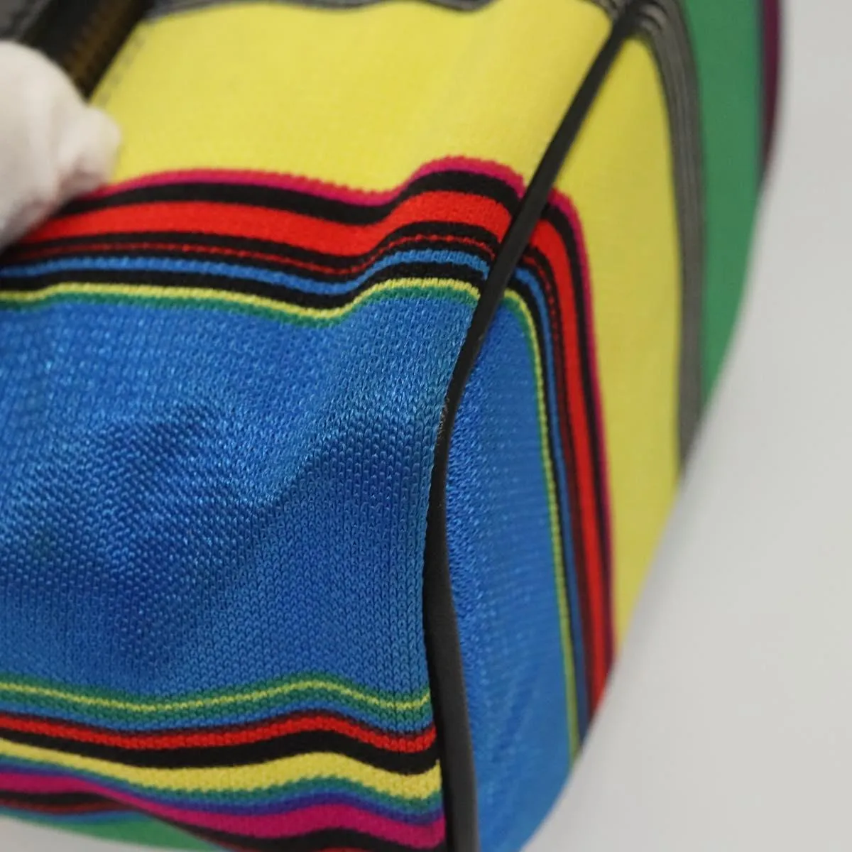 Versace Canvas Clutch Bag (Pre-Owned)