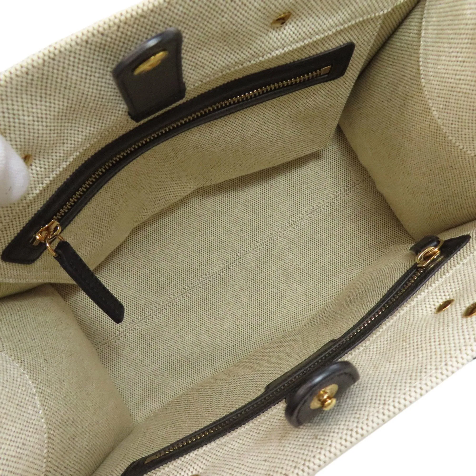 Versace Canvas Tote Bag (Pre-Owned)
