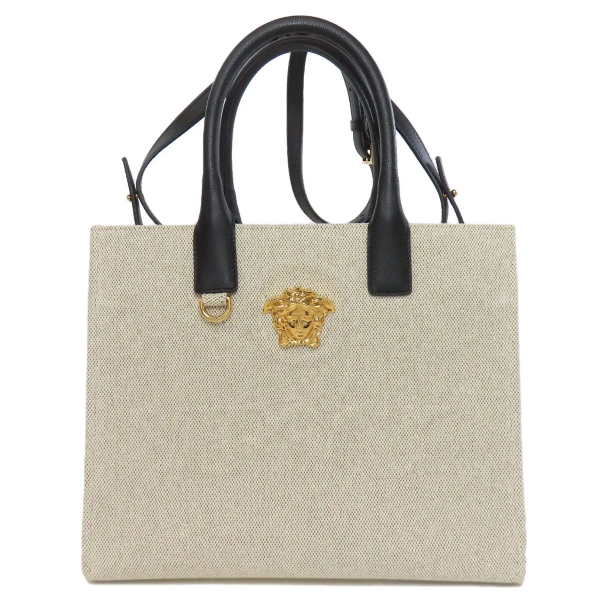 Versace Canvas Tote Bag (Pre-Owned)