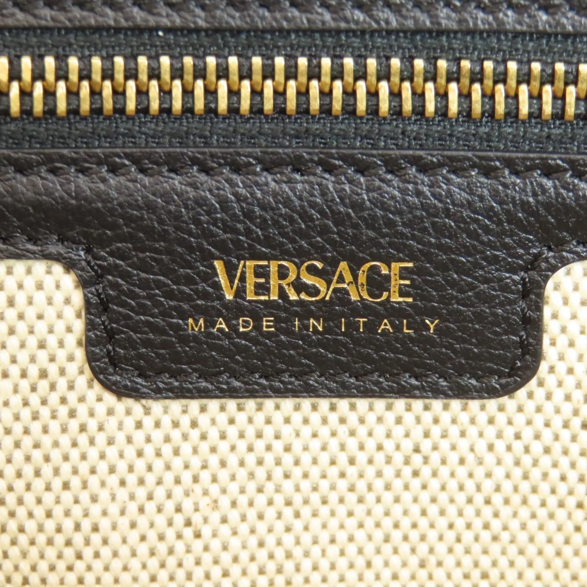 Versace Canvas Tote Bag (Pre-Owned)