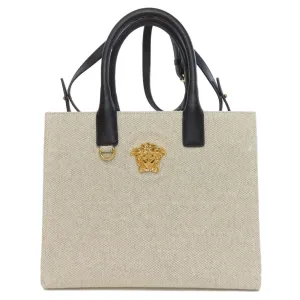 Versace Canvas Tote Bag (Pre-Owned)