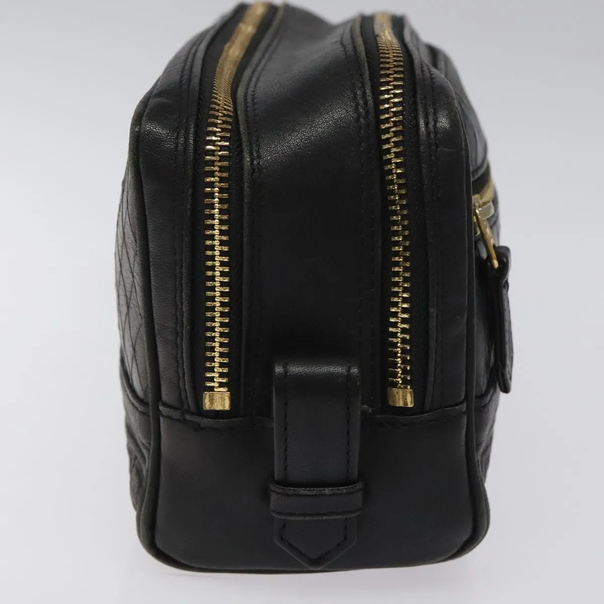 Versace Gianni Leather Clutch Bag (Pre-Owned)