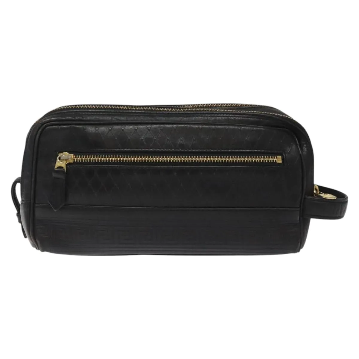 Versace Gianni Leather Clutch Bag (Pre-Owned)