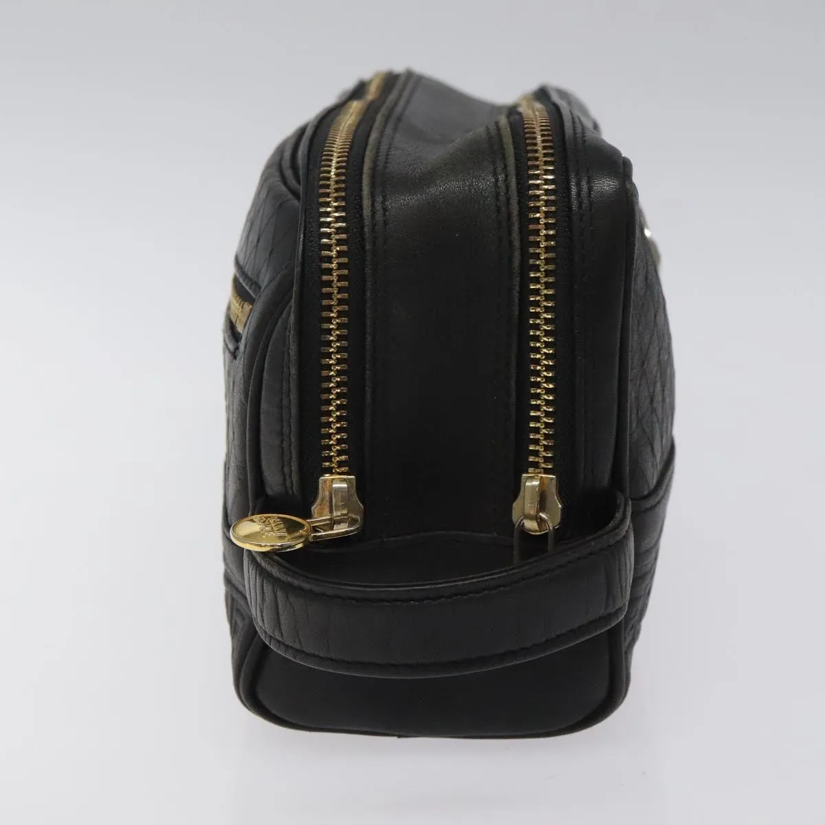 Versace Gianni Leather Clutch Bag (Pre-Owned)