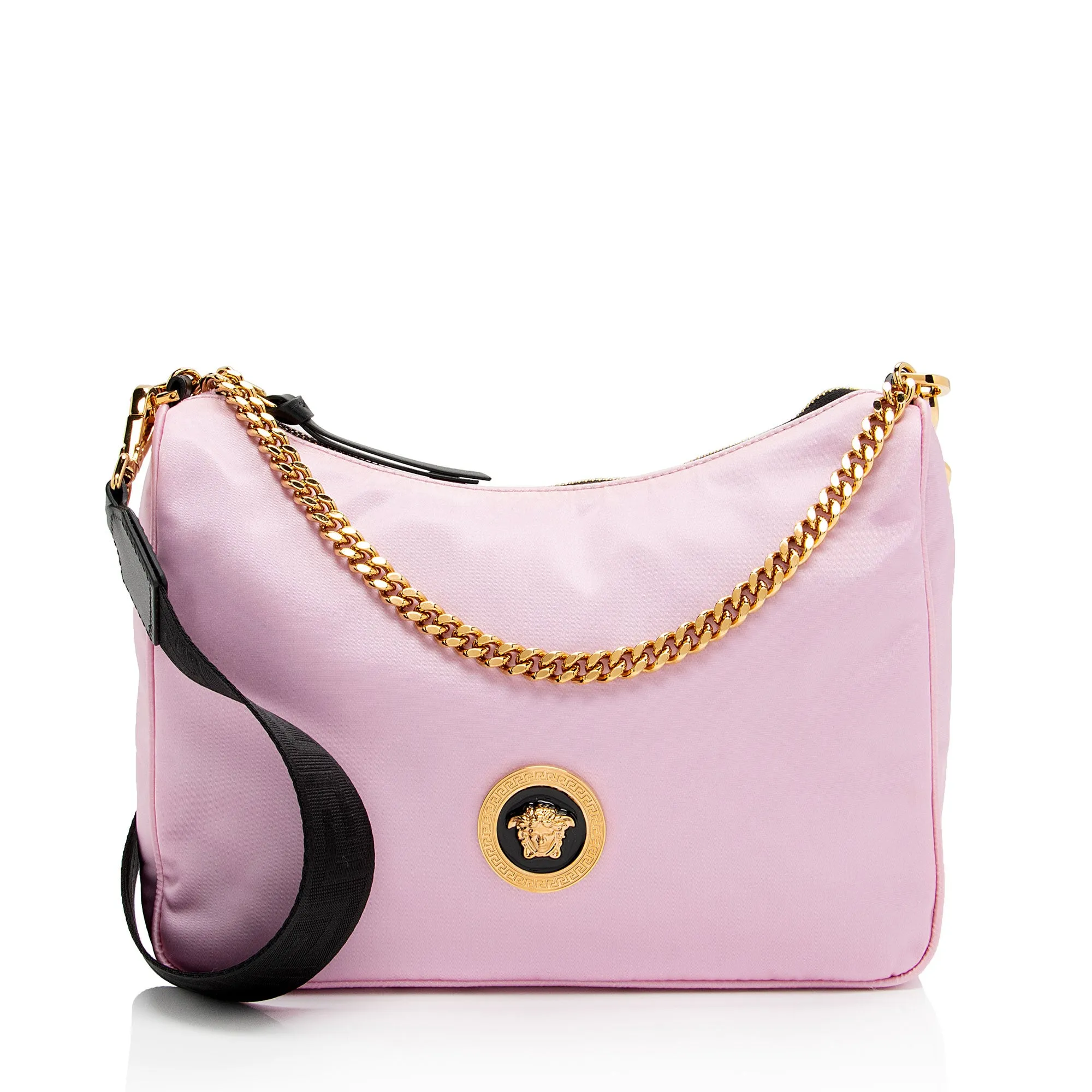 Versace Nylon Medusa Tribute Chain Crossbody