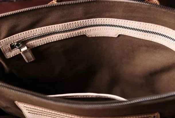 Vintage Cool leather mens Briefcase Business Briefcase laptop Briefcases for Men