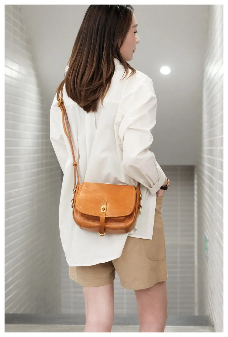 Vintage Green Womens Shoulder Bag Crossbody Saddle Bag Crossbody Purse for Ladies