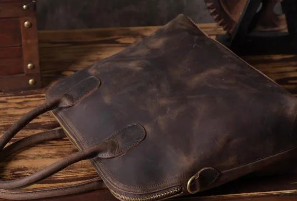 Vintage leather mens Briefcase vintage laptops Briefcase Business Briefcases