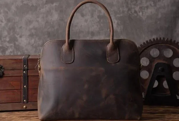 Vintage leather mens Briefcase vintage laptops Briefcase Business Briefcases
