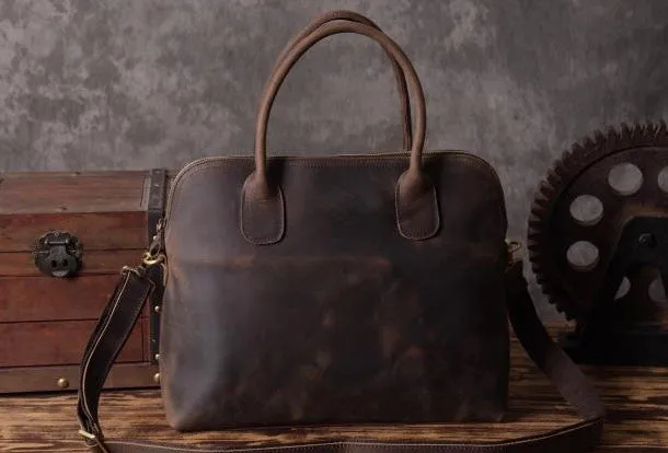Vintage leather mens Briefcase vintage laptops Briefcase Business Briefcases
