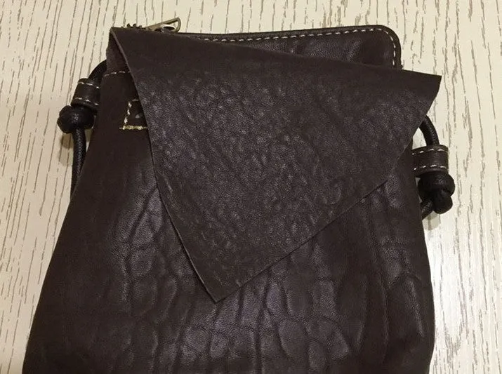 Vintage LEATHER WOMEN Mini Cell Phone Crossbody Purse Small SHOULDER BAG Purses FOR WOMEN