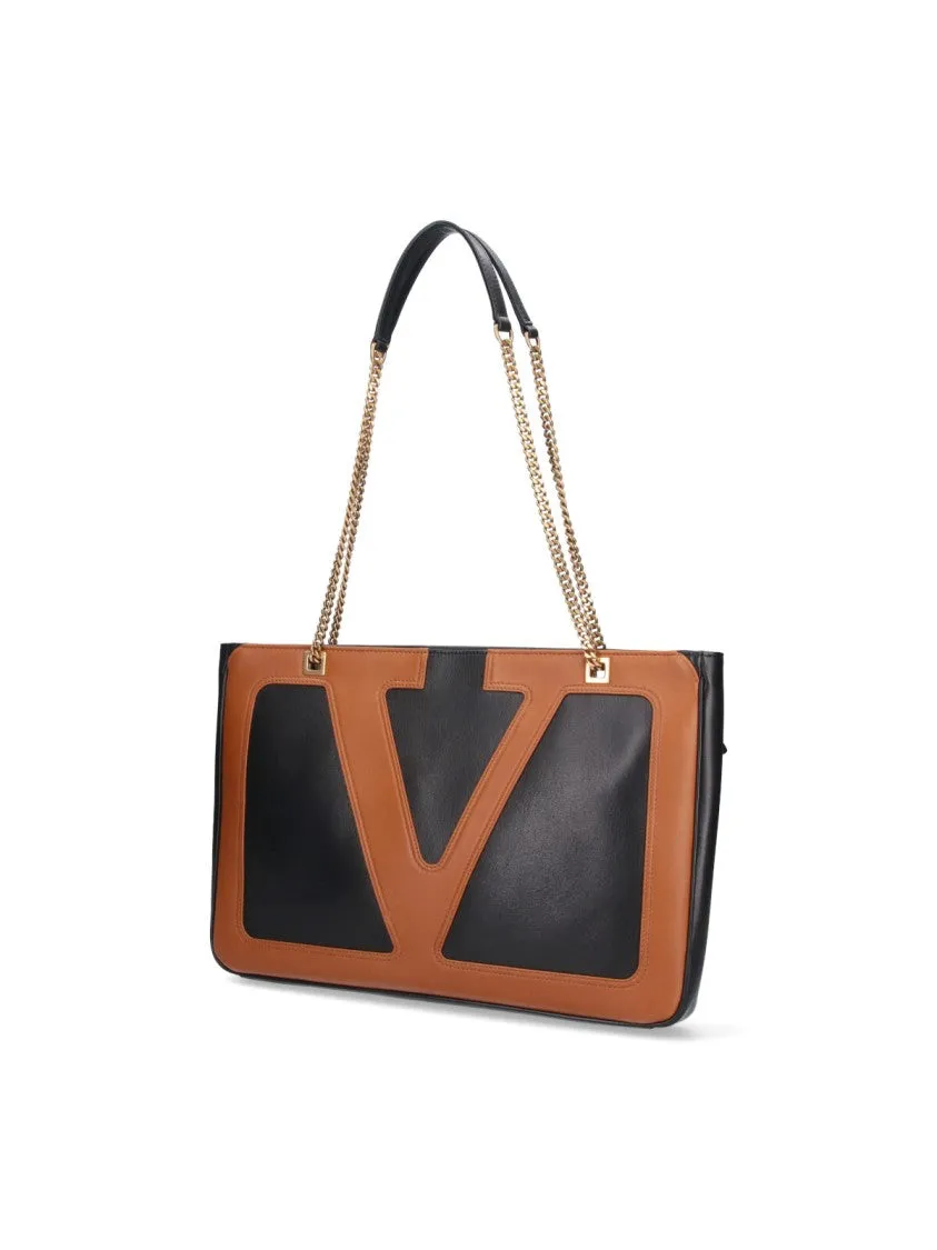 Viva Superstar" Small Tote Bag  Black