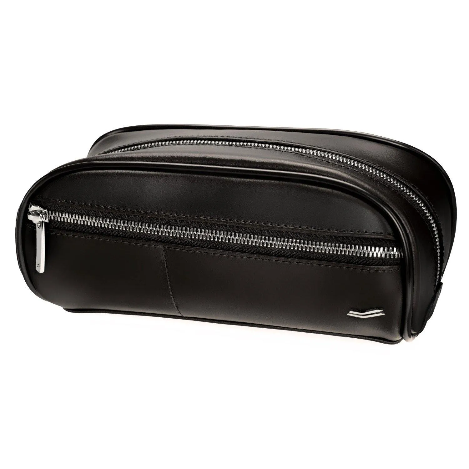 Vocier 2-Piece Travel Set Leather Briefcase & Dopp Kit