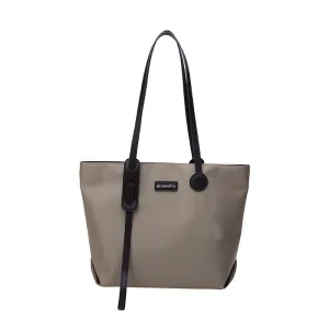 Waterproof Nylon Commuter Large Shoulder Tote Bag