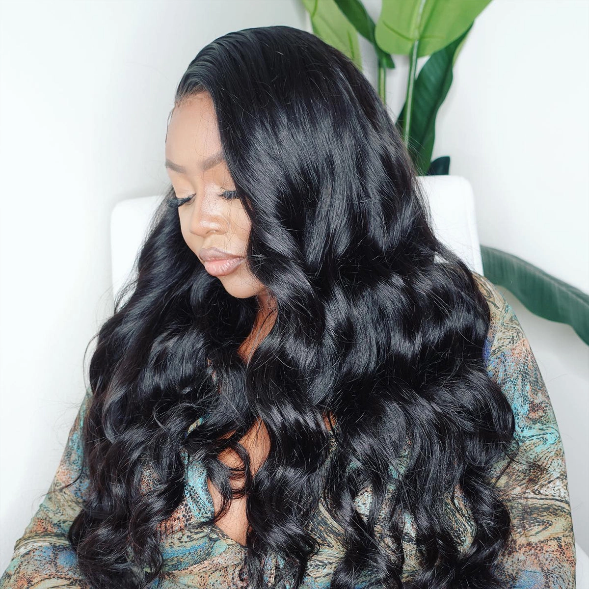Wear & Go Body Wave Pre Cut Glueless Lace Frontal Wig With Breathable Air Cap Human Hair