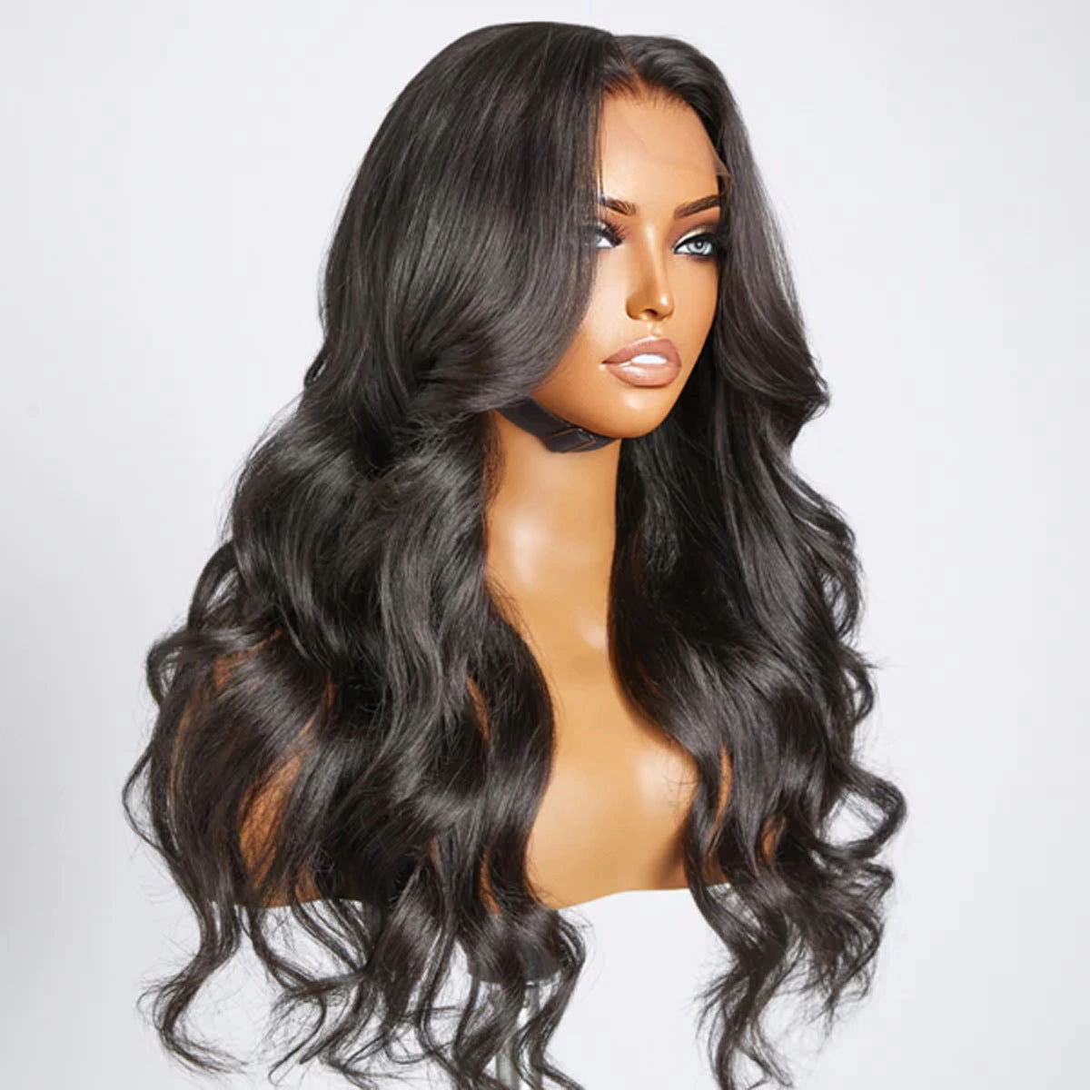 Wear & Go Body Wave Pre Cut Glueless Lace Frontal Wig With Breathable Air Cap Human Hair