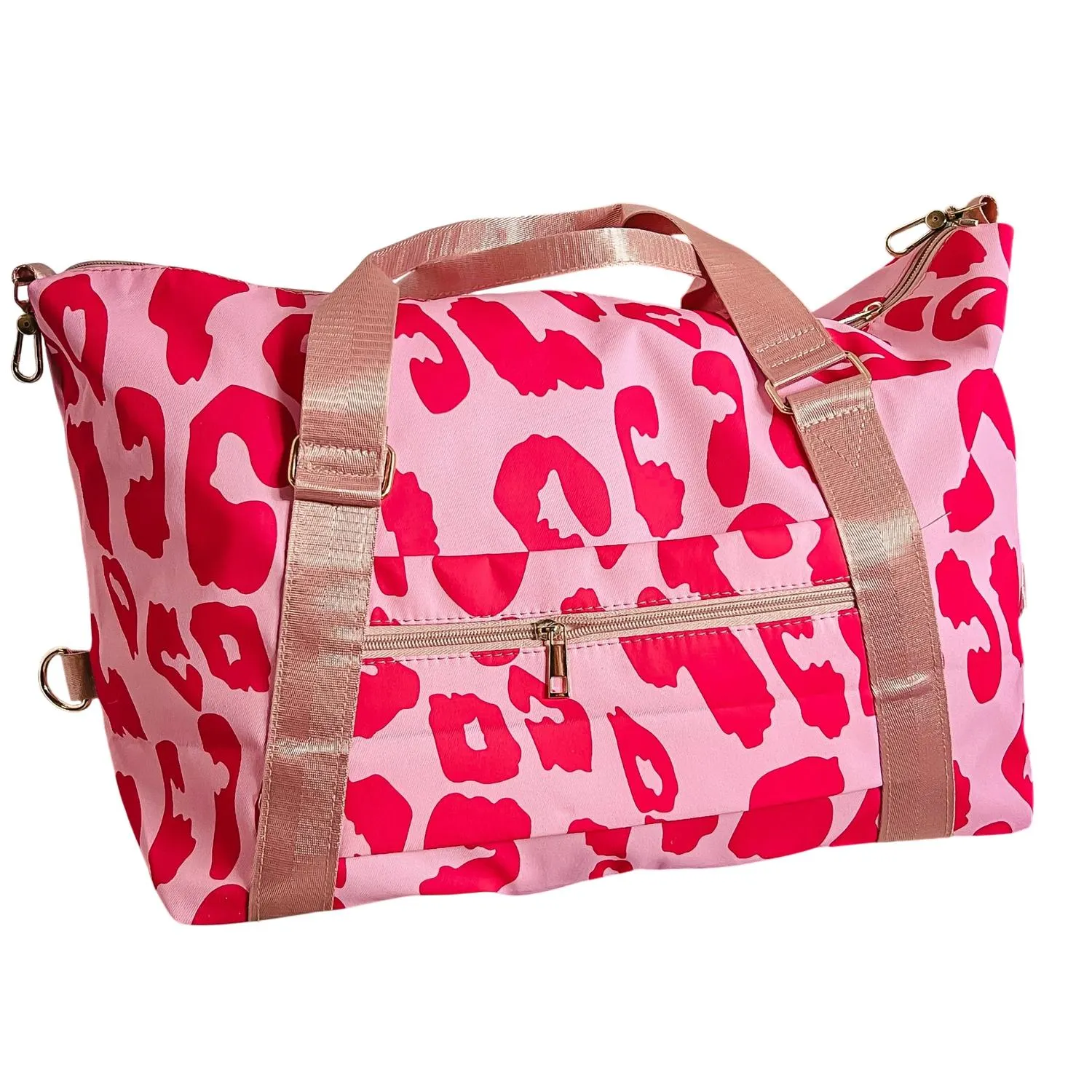 Wild Side Duffle Tote In Pink