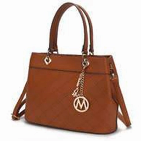 Women's Fantasia Satchel Bag In Cognac Brown
