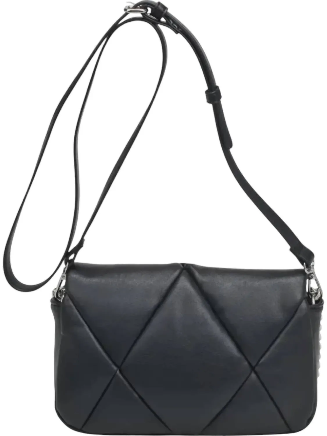 Women's Anderson Quilted Crossbody Bag In Black
