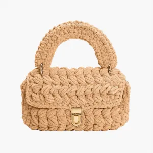 Women's Avery Chenille Crossbody Bag In Biscuit