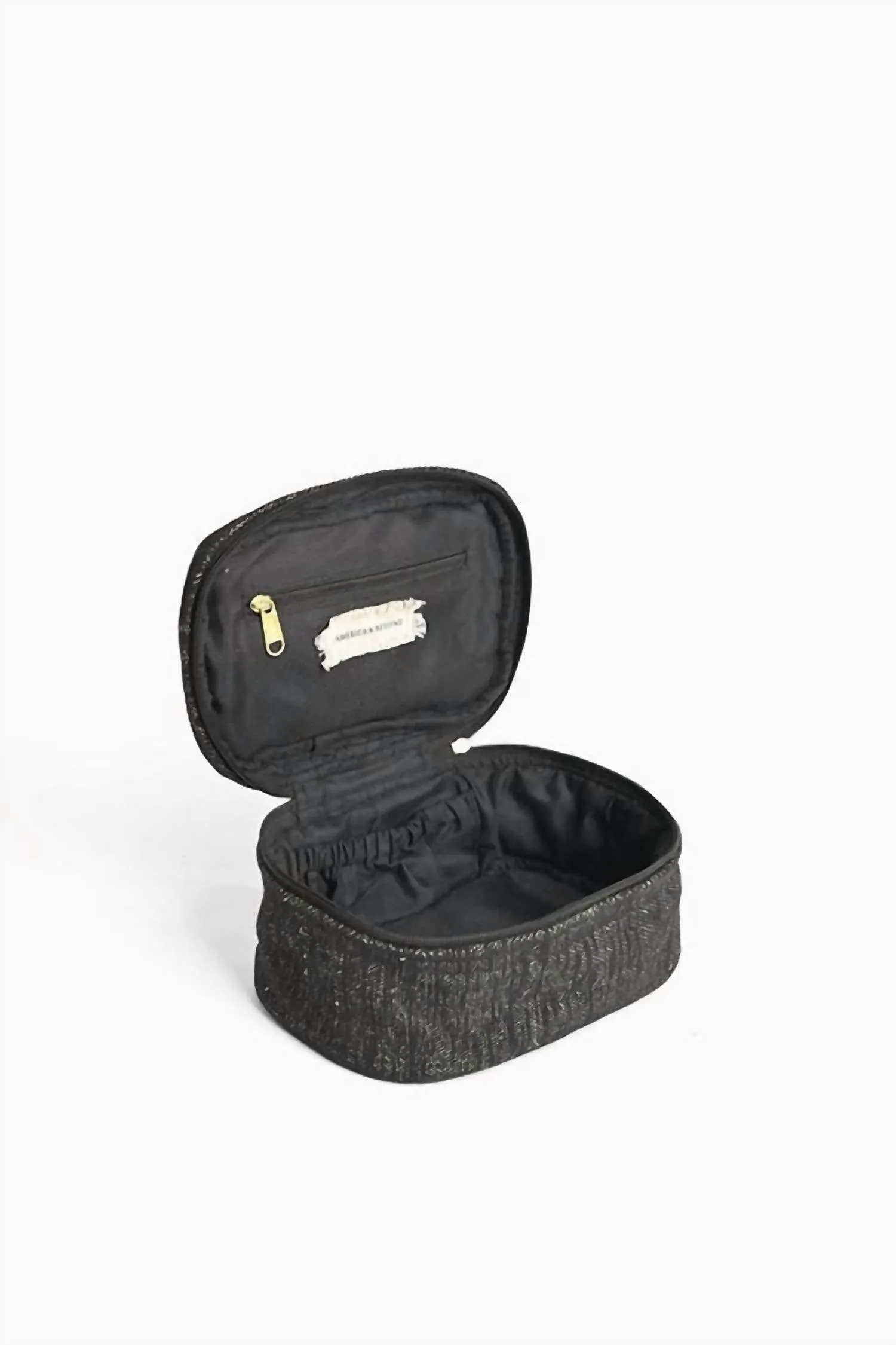 Women's Bee Brave Travel Make Up Bag In Black