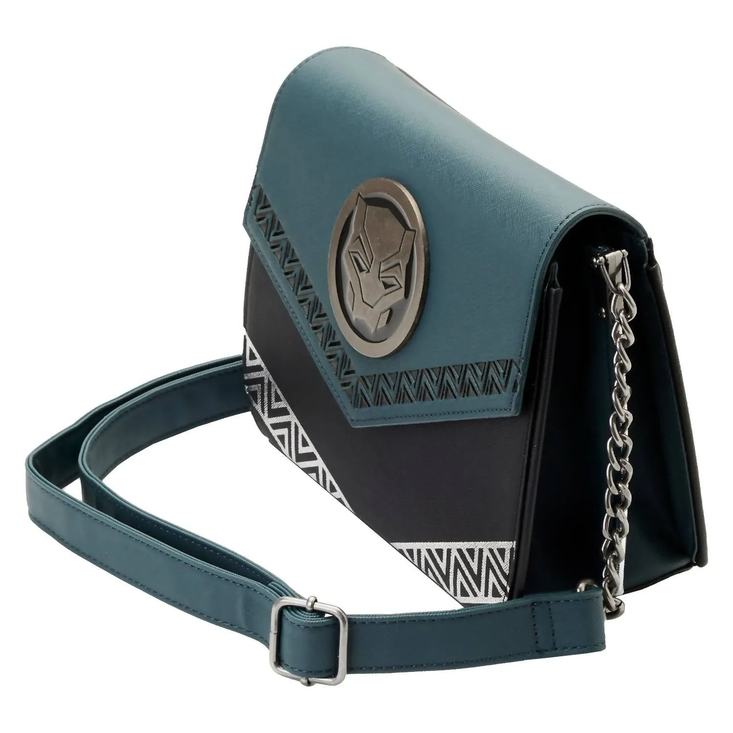 Women's Black Panther Wakanda Forever Bag In Teal/black