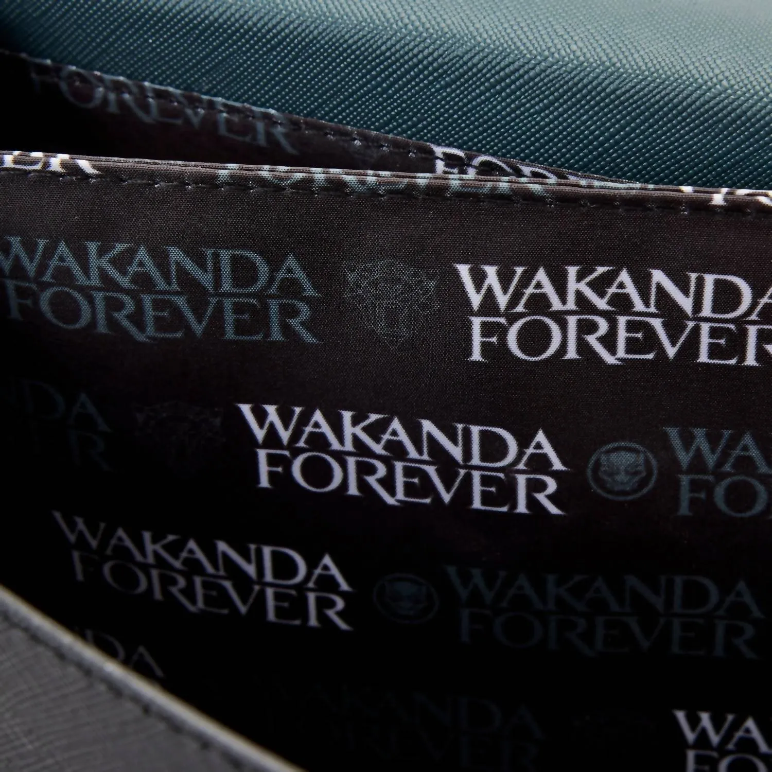 Women's Black Panther Wakanda Forever Bag In Teal/black