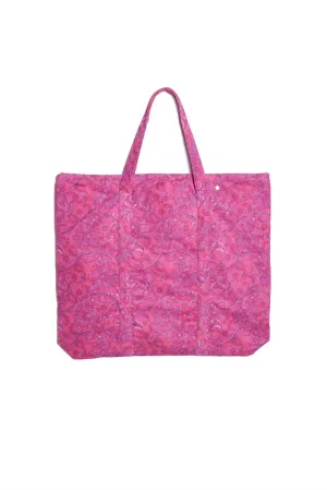 Women's Cassis Printed Terry Tote Bag In Pink Multi