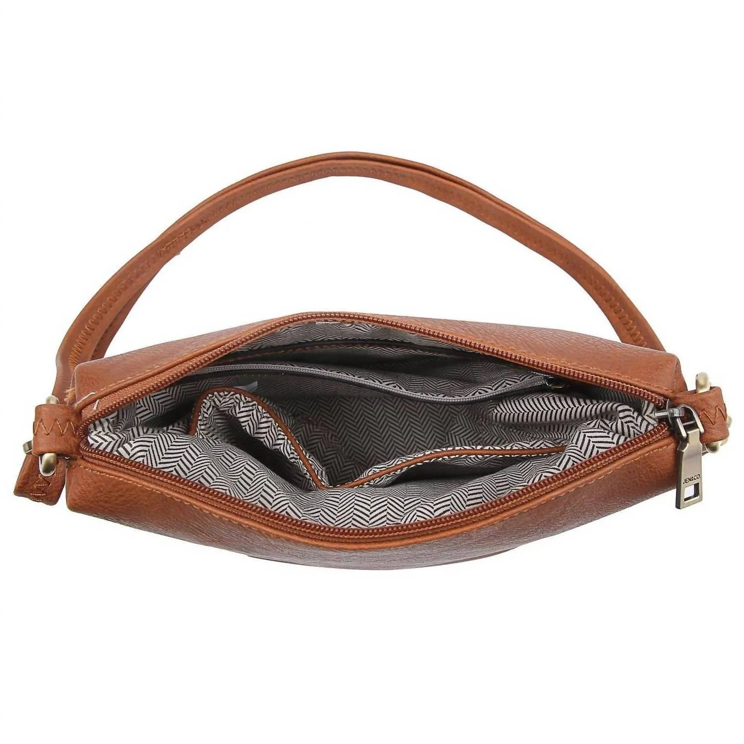 Women's Cow Print Crossbody Bag In Brown