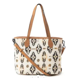 Women's Desert Sky Star Tote Bag In Off White/black