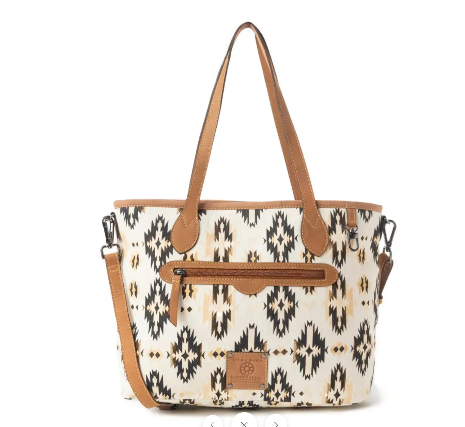 Women's Desert Sky Star Tote Bag In Off White/black