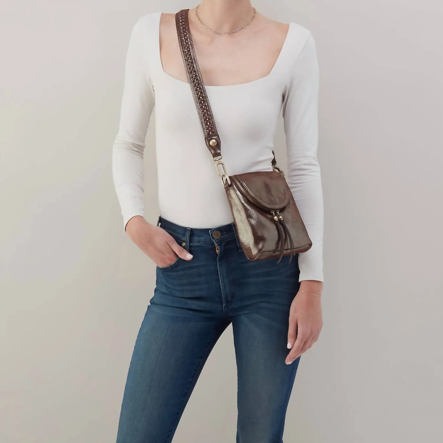 Women's Fern Crossbody Bag In Coffee Galaxy