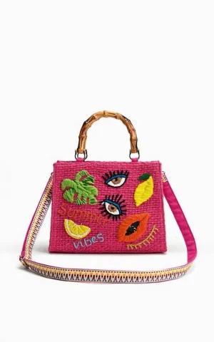 Women's Fruitful Charm Top Handle Tote In Pink Bliss