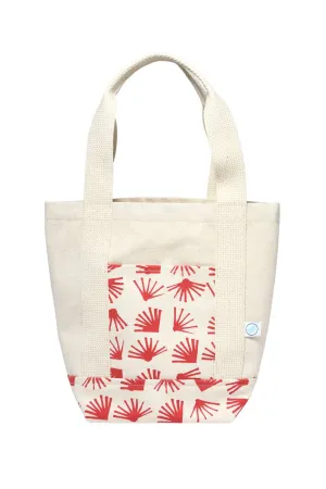 Women's Ginkgo Mini Tote Bag In Ivory/red