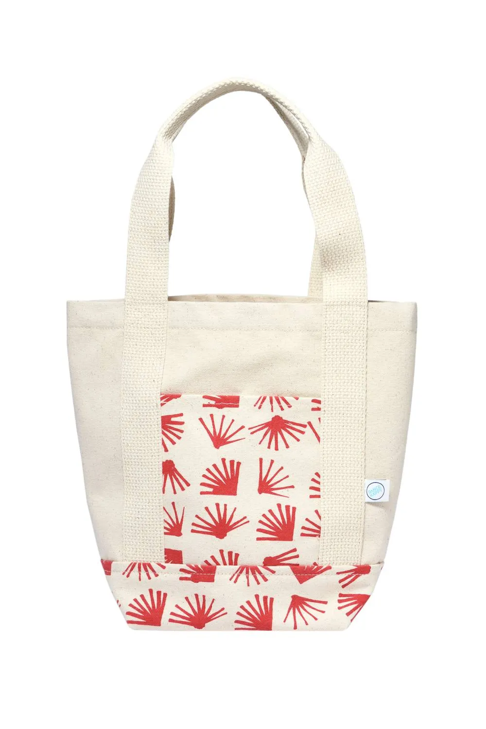 Women's Ginkgo Mini Tote Bag In Ivory/red