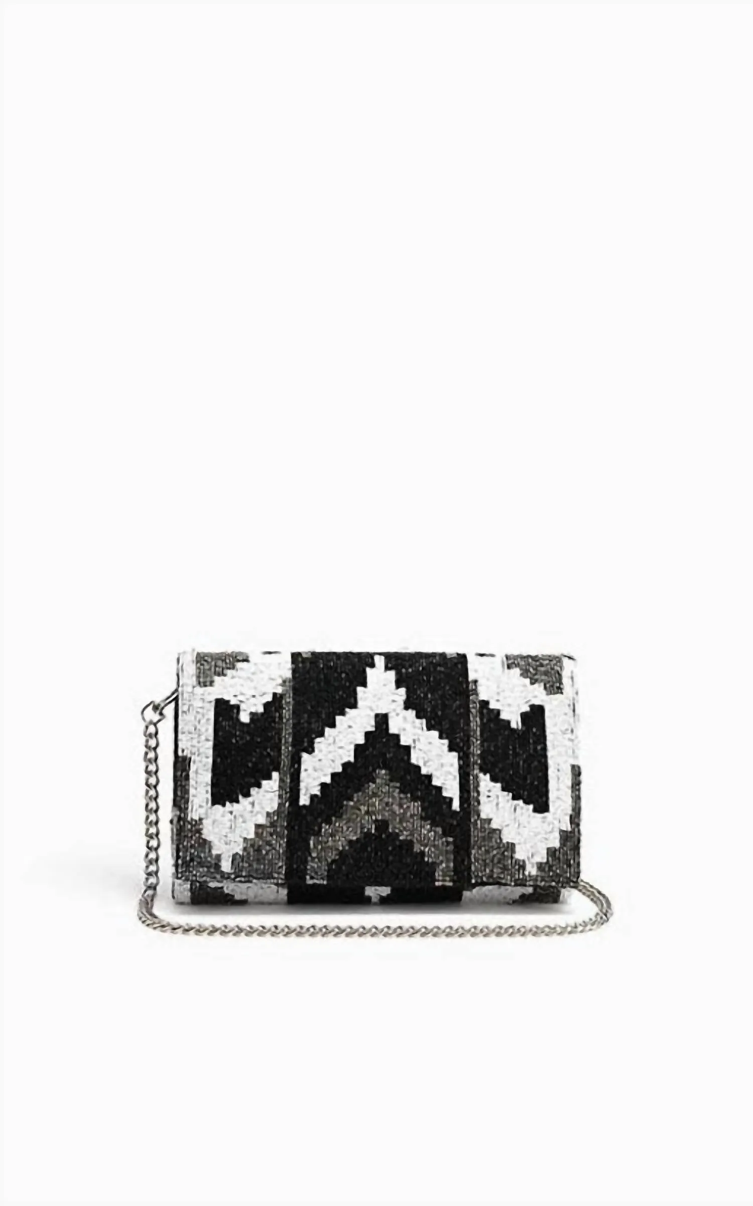 Women's Ikat Elegance Clutch In Noir